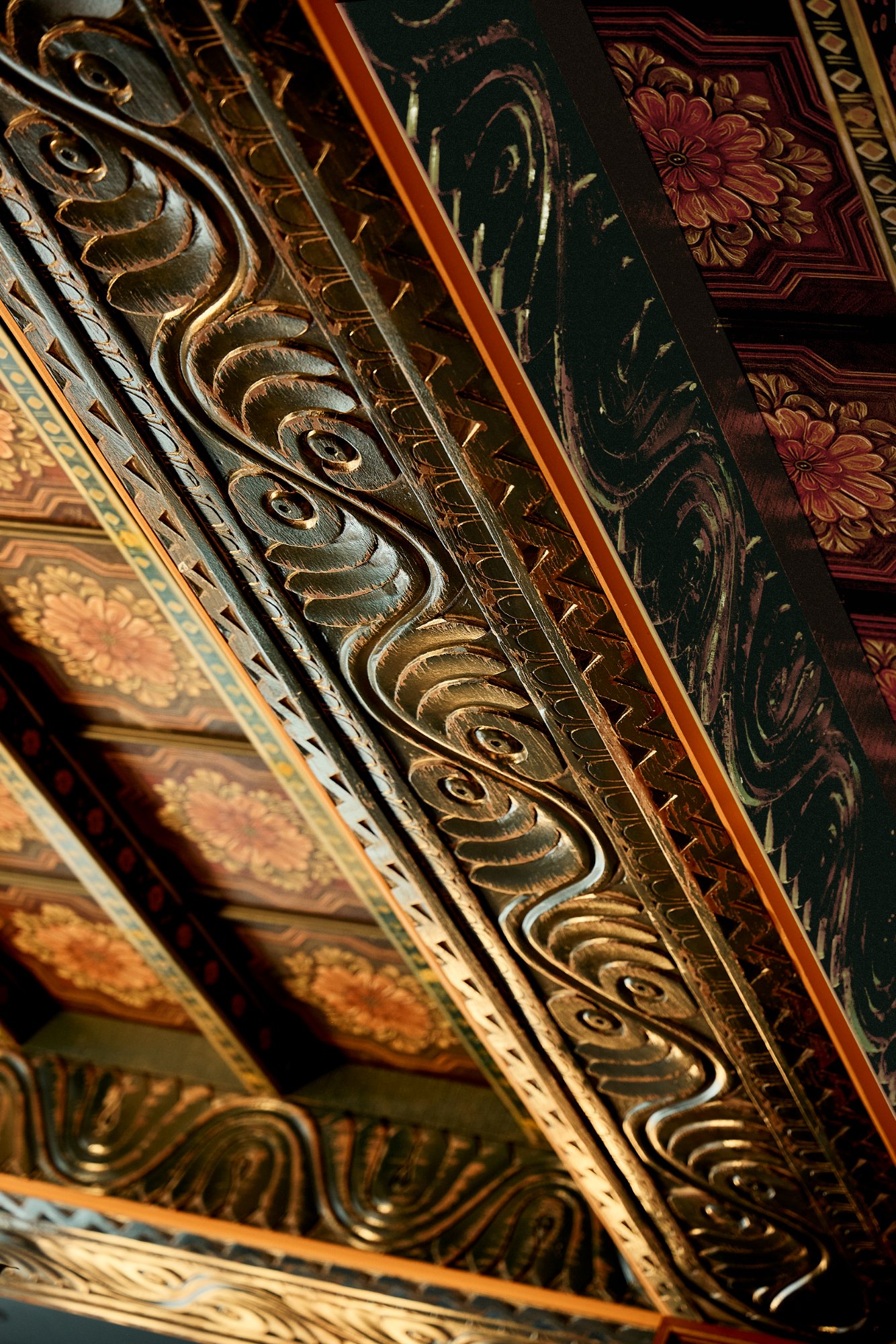Hoppers ceiling detail