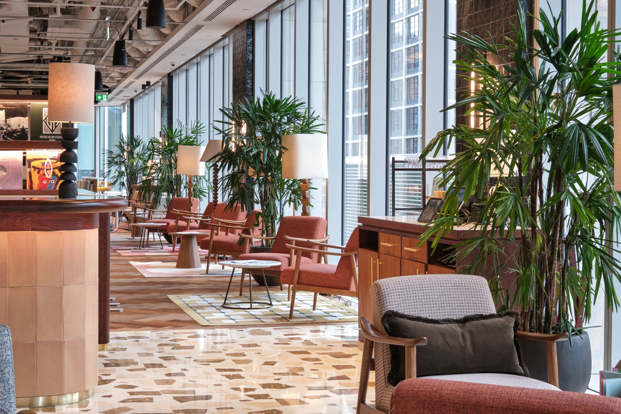 Pitch Canary Wharf seating